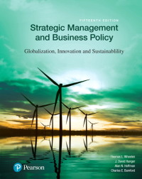 Cover image: Strategic Management and Business Policy 15th edition 9780134522050