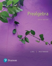 Cover image: Prealgebra 6th edition 9780134539805
