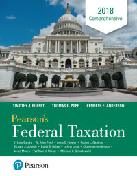 Cover image: Pearson's Federal Taxation 2018 Comprehensive 31st edition 9780134532387