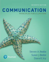 Cover image: Communication: Principles for a Lifetime 7th edition 9780134567303