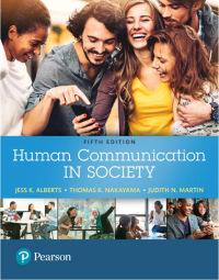 Cover image: Human Communication in Society 5th edition 9780134553726