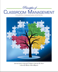 Cover image: Principles of Classroom Management (Canadian Edition) 4th edition 9780133081664