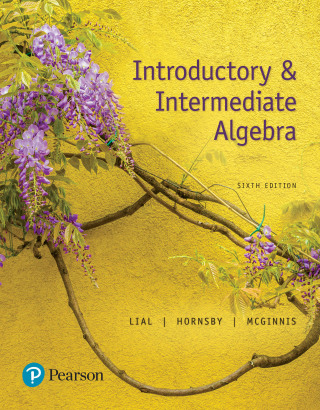 Cover image: Introductory & Intermediate Algebra 6th edition 9780134493756