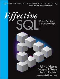 Cover image: Effective SQL 1st edition 9780134578897