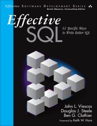 Imagen de portada: Effective SQL 1st edition 9780134578897