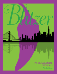 Cover image: Precalculus Essentials 5th edition 9780134578156