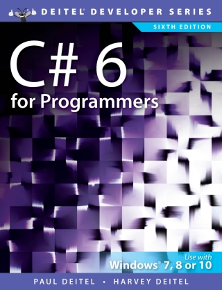 Cover image: C# 6 for Programmers 6th edition 9780134596327