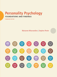 Cover image: Personality Psychology: Foundations and Findings (Canadian Edition) 1st edition 9780205897452