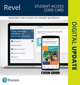 Cover image: Revel Access Code for Public Speaking Handbook 6th edition 9780134624006