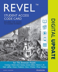 Cover image: Revel Access Code for The American People: Creating a Nation and a Society, Concise Edition, Volume 1 8th edition 9780134625416