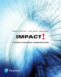 Cover image: Impact: A Guide to Business Communication (Canadian Edition) 9th edition 9780134310800