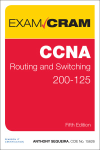 Cover image: CCNA Routing and Switching 200-125 Exam Cram 5th edition 9780789756749