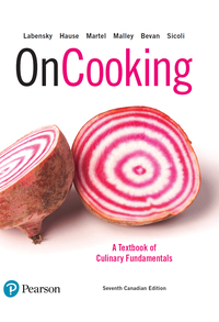 Cover image: On Cooking: A Textbook of Culinary Fundamentals (Canadian Edition) 7th edition 9780134433905