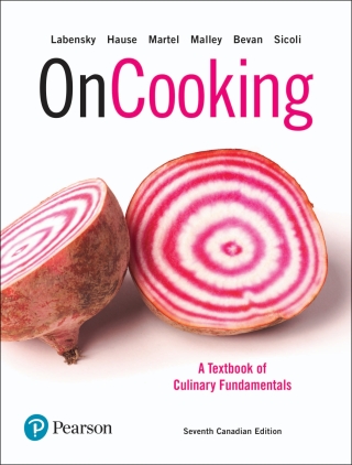 Cover image: On Cooking: A Textbook of Culinary Fundamentals (Canadian Edition) 7th edition 9780134433905