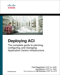 Cover image: Deploying ACI 1st edition 9781587144745