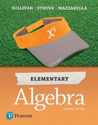 Cover image: Elementary Algebra 4th edition 9780134566719