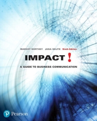 Cover image: Impact: A Guide to Business Communication (Canadian Edition) 9th edition 9780134310800