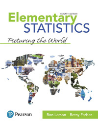 Cover image: Elementary Statistics: Picturing the World 7th edition 9780134683416