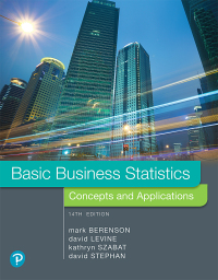 Cover image: Basic Business Statistics: Concepts and Applications 14th edition 9780134684840