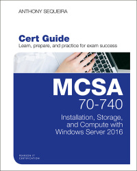 Immagine di copertina: MCSA 70-740 Cert Guide 1st edition 9780789756978