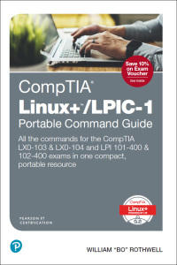 Imagen de portada: CompTIA Linux+/LPIC-1 Portable Command Guide 1st edition 9780789757111