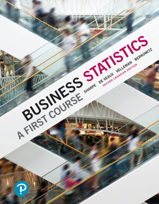 Cover image: Business Statistics: A First Course (Canadian Edition) 2nd edition 9780134397740