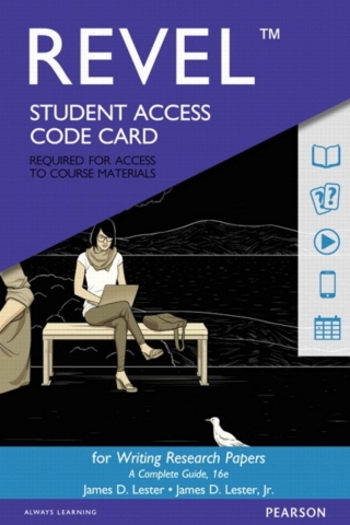 Revel Access Code for Writing Research Papers: A Complete Guide 16th ...