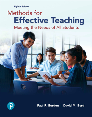 Cover image: Methods for Effective Teaching 8th edition 9780134695747