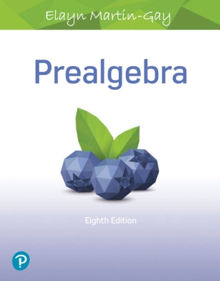 Cover image: Prealgebra 8th edition 9780134707648