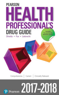 Cover image: Pearson Health Professional's Drug Guide 2017-2018 2nd edition 9780134711027