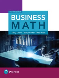 Cover image: Business Math 11th edition 9780134496436