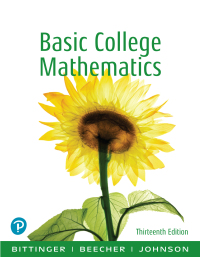 Cover image: Basic College Mathematics 13th edition 9780134689623