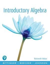 Cover image: Introductory Algebra 13th edition 9780134689630