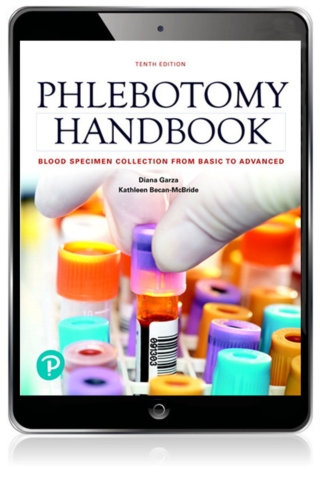 Cover image: Phlebotomy Handbook: Blood Specimen Collection from Basic to Advanced (Pearson+) 10th edition 9780134709321