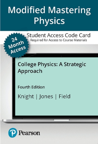 Cover image: Mastering Physics with Pearson eText Access Code (24 Months) for College Physics: A Strategic Approach 4th edition 9780134724744