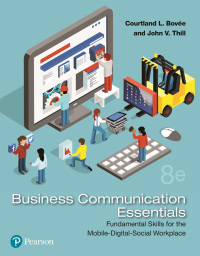 Cover image: Business Communication Essentials 8th edition 9780134729404