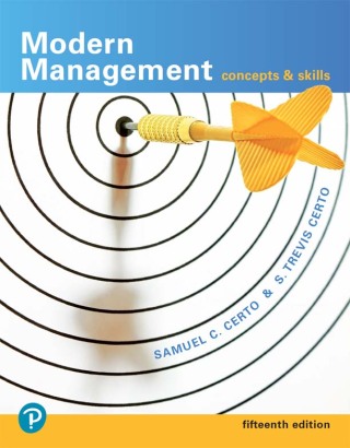 Titelbild: Modern Management: Concepts and Skills 15th edition 9780134729138