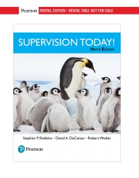 Cover image: Supervision Today! 9th edition 9780134730356
