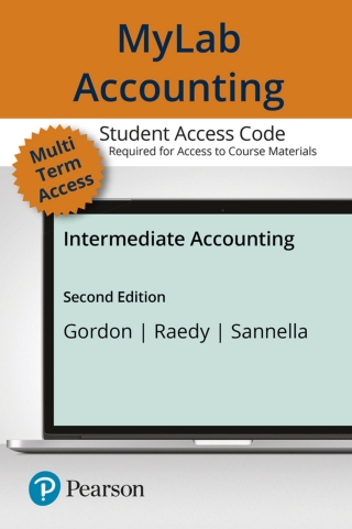 Cover image: MyLab Accounting with Pearson eText Access Code for Intermediate Accounting 2nd edition 9780134732381