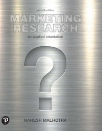 Cover image: Marketing Research: An Applied Orientation 7th edition 9780134734842