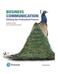 Cover image: Business Communication: Polishing Your Professional Presence 4th edition 9780134740225