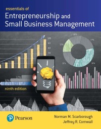Cover image: Essentials of Entrepreneurship and Small Business Management 9th edition 9780134741086