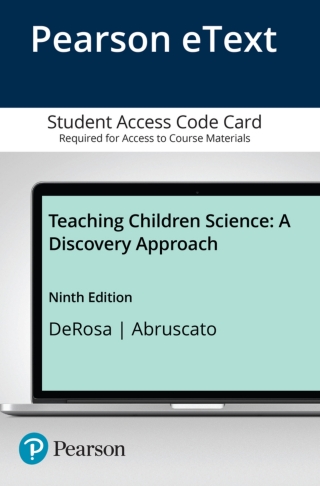 Cover image: Teaching Children Science: A Discovery Approach -- Enhanced Pearson eText 9th edition 9780134742939