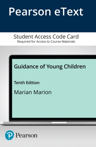 Cover image: Guidance of Young Children -- Enhanced Pearson eText 10th edition 9780134748115