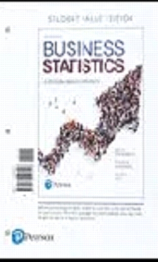Cover image: MyLab Statistics with Pearson eText (up to 24 months) Access Code for Business Statistics: A Decision-Making Approach 10th edition 9780134748498