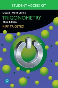 Cover image: MyLab Math with Pearson eText Access Code for Trigonometry 3rd edition 9780134751580