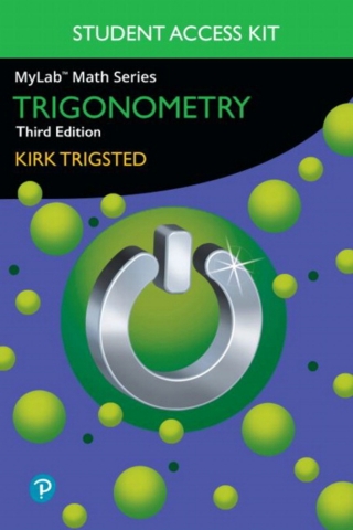 Cover image: MyLab Math with Pearson eText (24 Month)  Access Code for Trigonometry 3rd edition 9780134751580