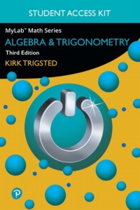 Cover image: MyLab Math with Pearson eText Access Code (24 Months) for Algebra & Trigonometry 3rd edition 9780134751597