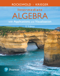 Cover image: Intermediate Algebra with Applications and Visualization 5th edition 9780134442327