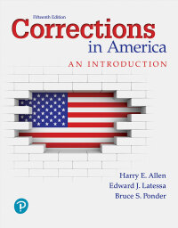 Cover image: Corrections in America: An Introduction 15th edition 9780134762586